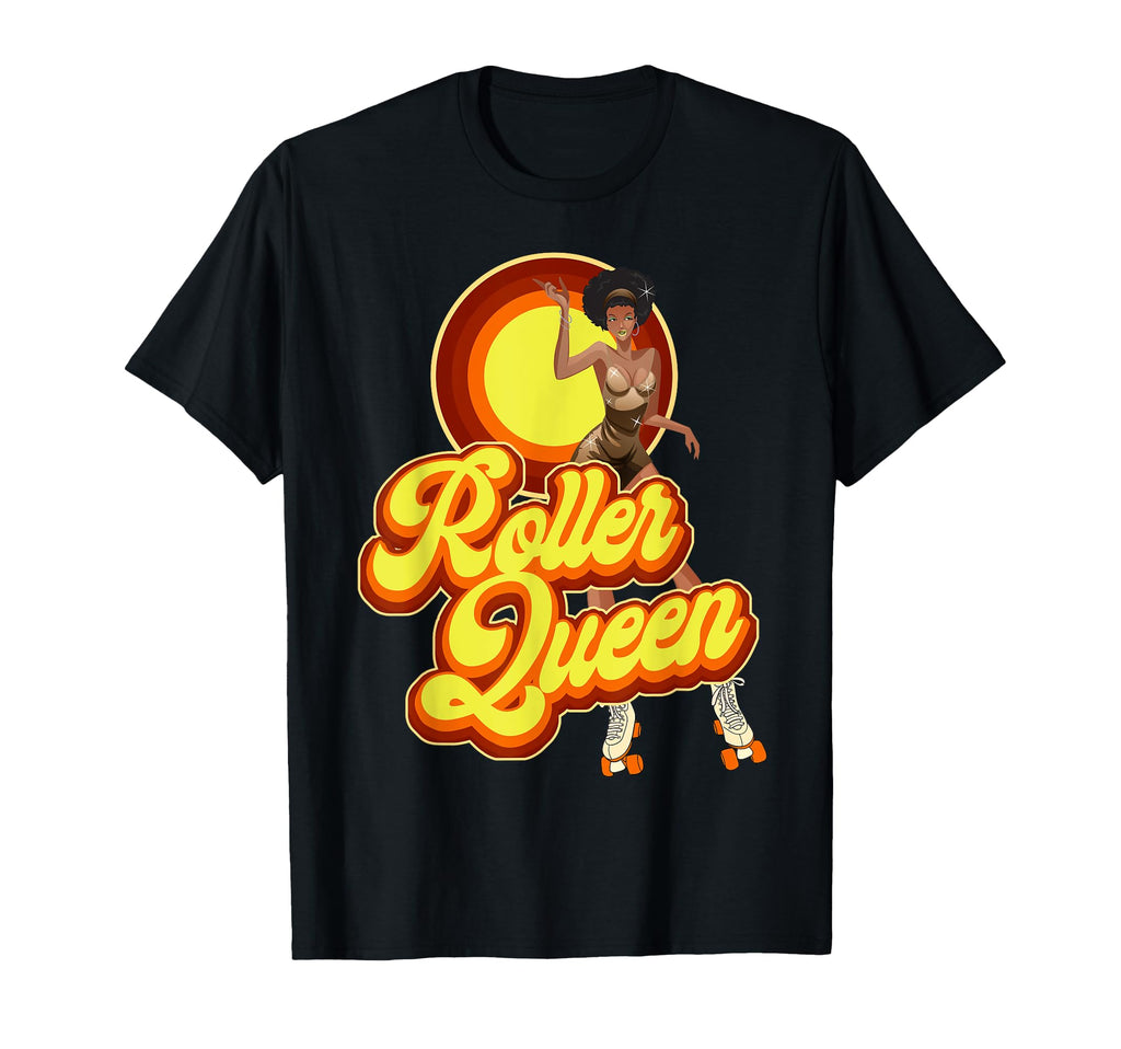 Roller Skating Skate 1970S Afro T-Shirt - Fun Novelty Design Unisex - T-Shirt, Sweatshirt, Hoodie