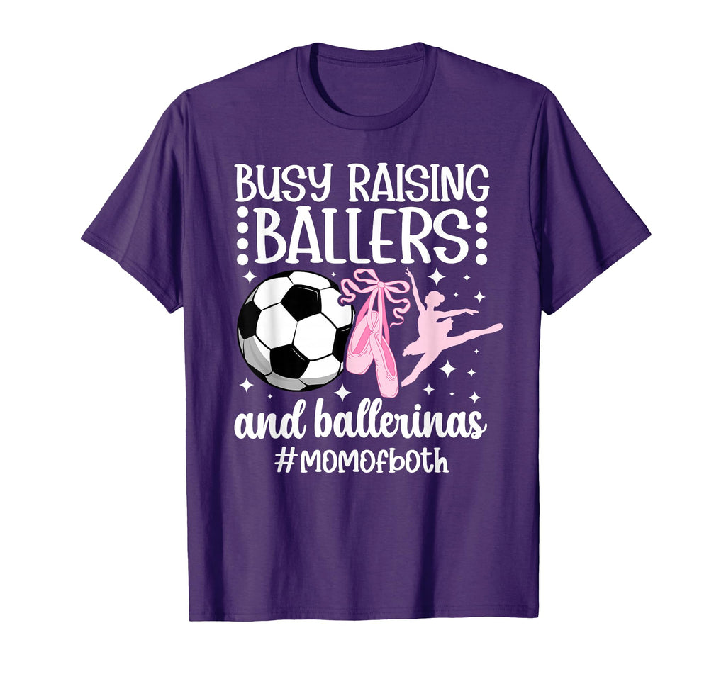 Mom Both Dance And Soccer Mom Dancing And T-Shirt - Graphic Print Unisex - T-Shirt, Sweatshirt, Hoodie