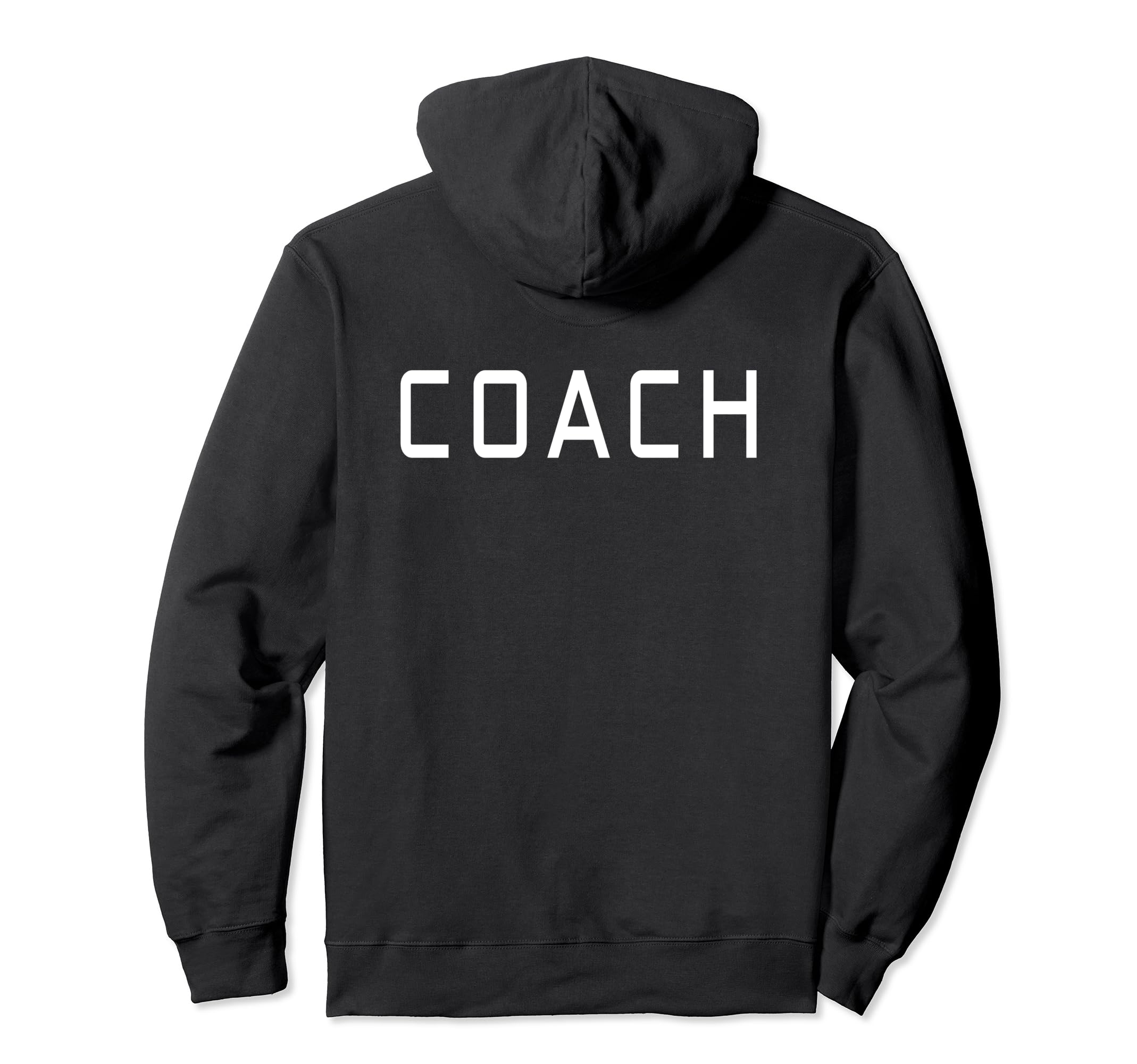 Trainer Instructor Back Soccer Hoodie - Minimalist Print Men Women - T-Shirt, Sweatshirt, Hoodie