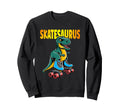 Skate Dinosaurs Roller Skating Sweatshirt - Novelty Apparel Unisex - T-Shirt, Sweatshirt, Hoodie