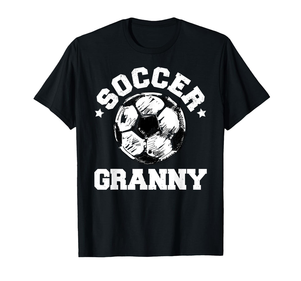 Soccer Granny Soccer Ball Distressed T-Shirt - Trendy Graphic Men Women - T-Shirt, Sweatshirt, Hoodie