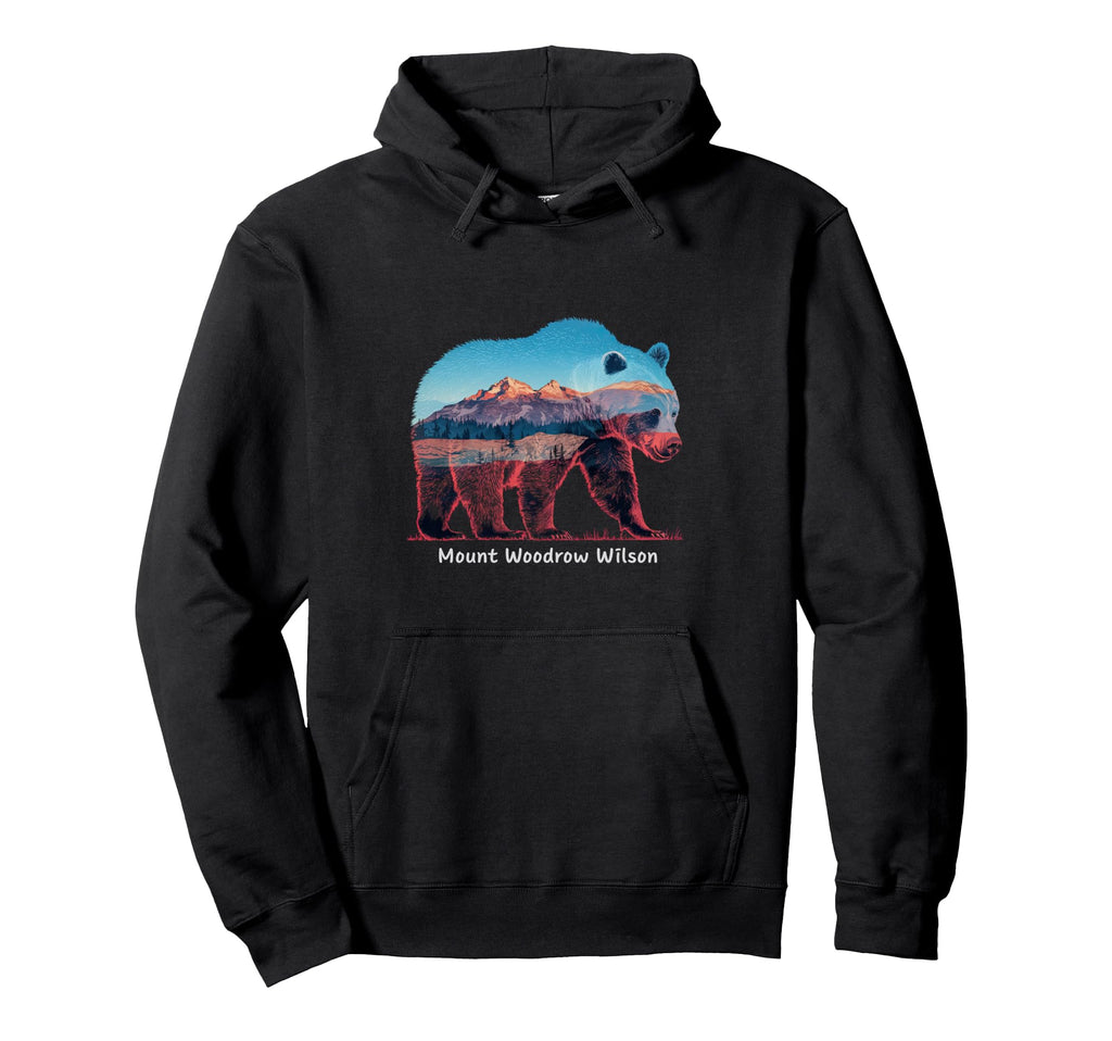 Hiking Camping Mount Woodrow Wilson Hoodie - Aesthetic Graphic Men Women - T-Shirt, Sweatshirt, Hoodie