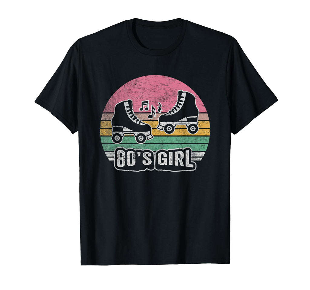 80S Roller Skates Music T-Shirt - Streetwear Style for Adults - T-Shirt, Sweatshirt, Hoodie