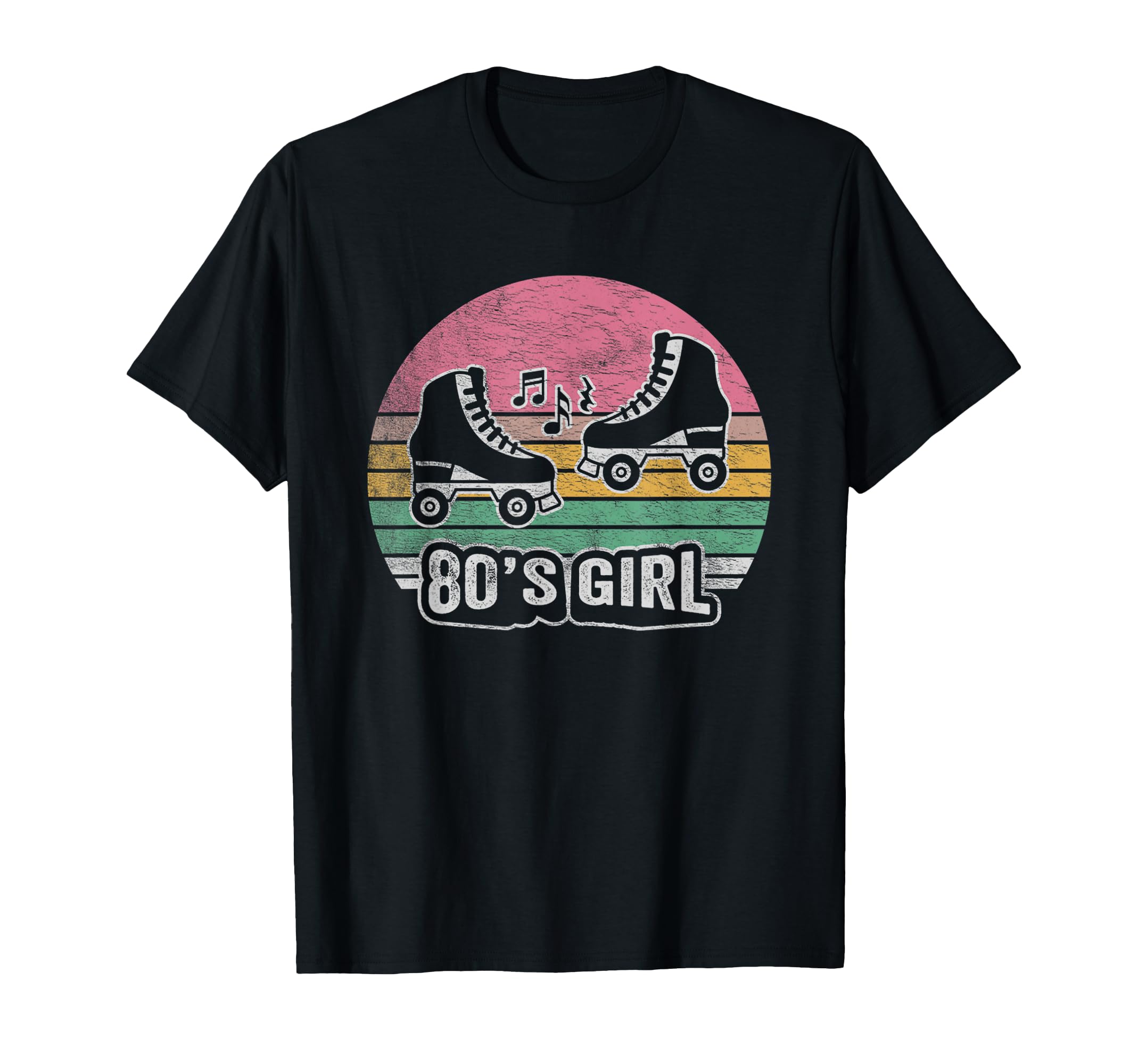 80S Roller Skates Music T-Shirt - Streetwear Style for Adults - T-Shirt, Sweatshirt, Hoodie