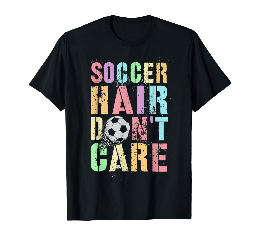 Princess Soccer Hair Dont Care Game Day T-Shirt - Graphic Print for Adults - T-Shirt, Sweatshirt, Hoodie