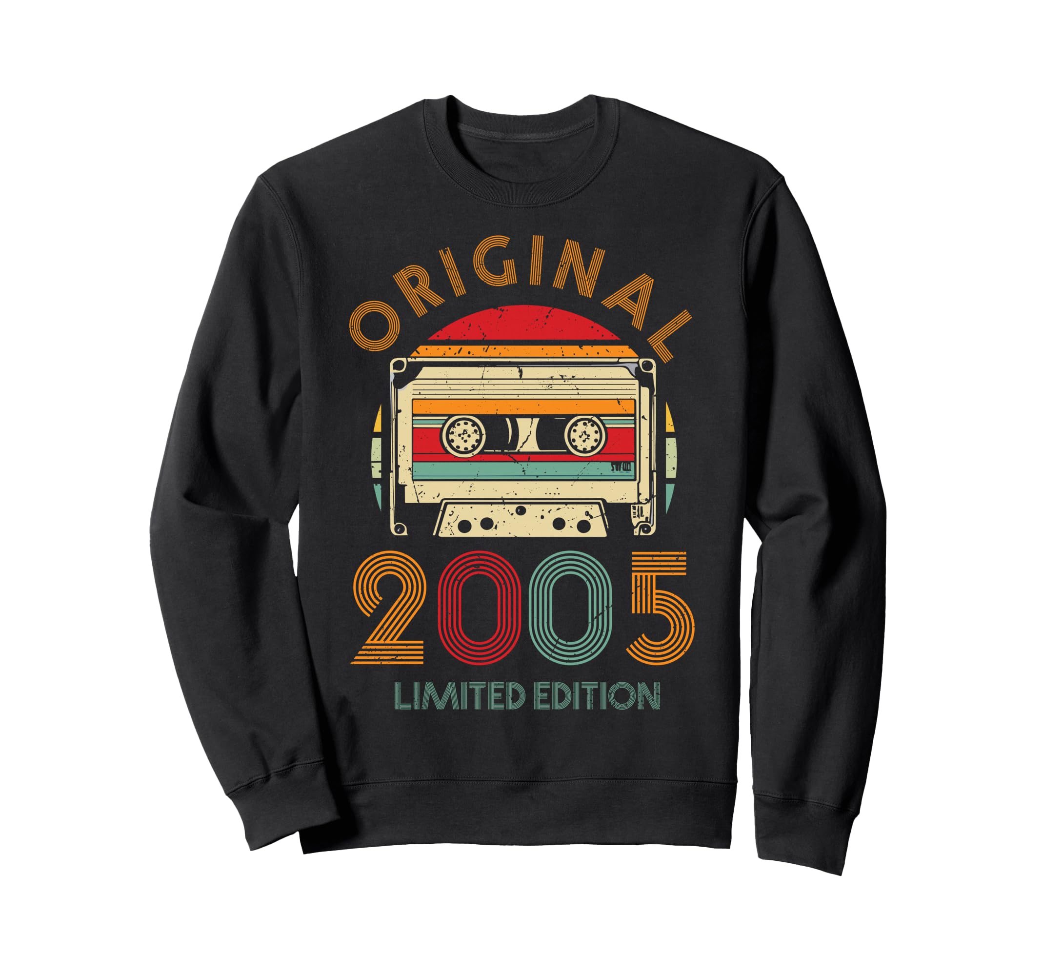 2005 Cassette Tape 21St Birthday Sweatshirt - Trendy Graphic Men Women - T-Shirt, Sweatshirt, Hoodie