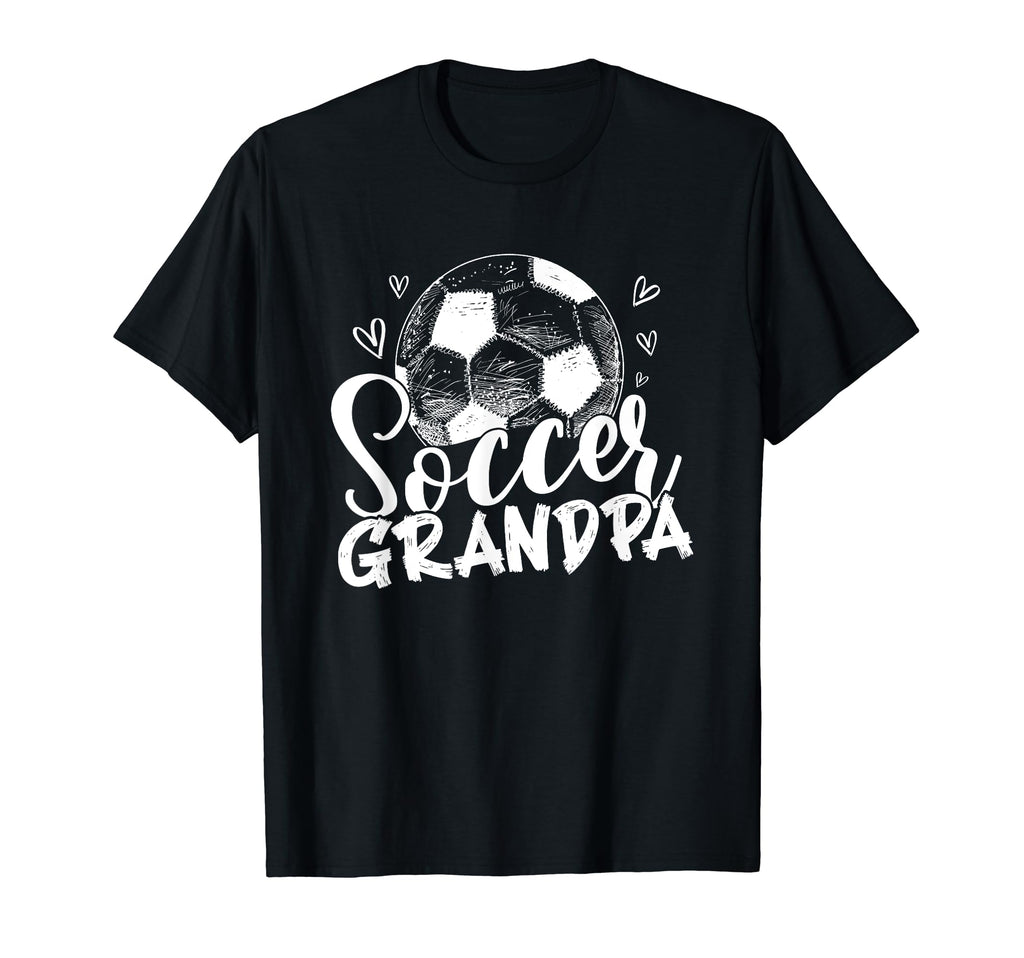 Family Soccer Grandpa Team Player T-Shirt - Custom Art Print Men Women - T-Shirt, Sweatshirt, Hoodie
