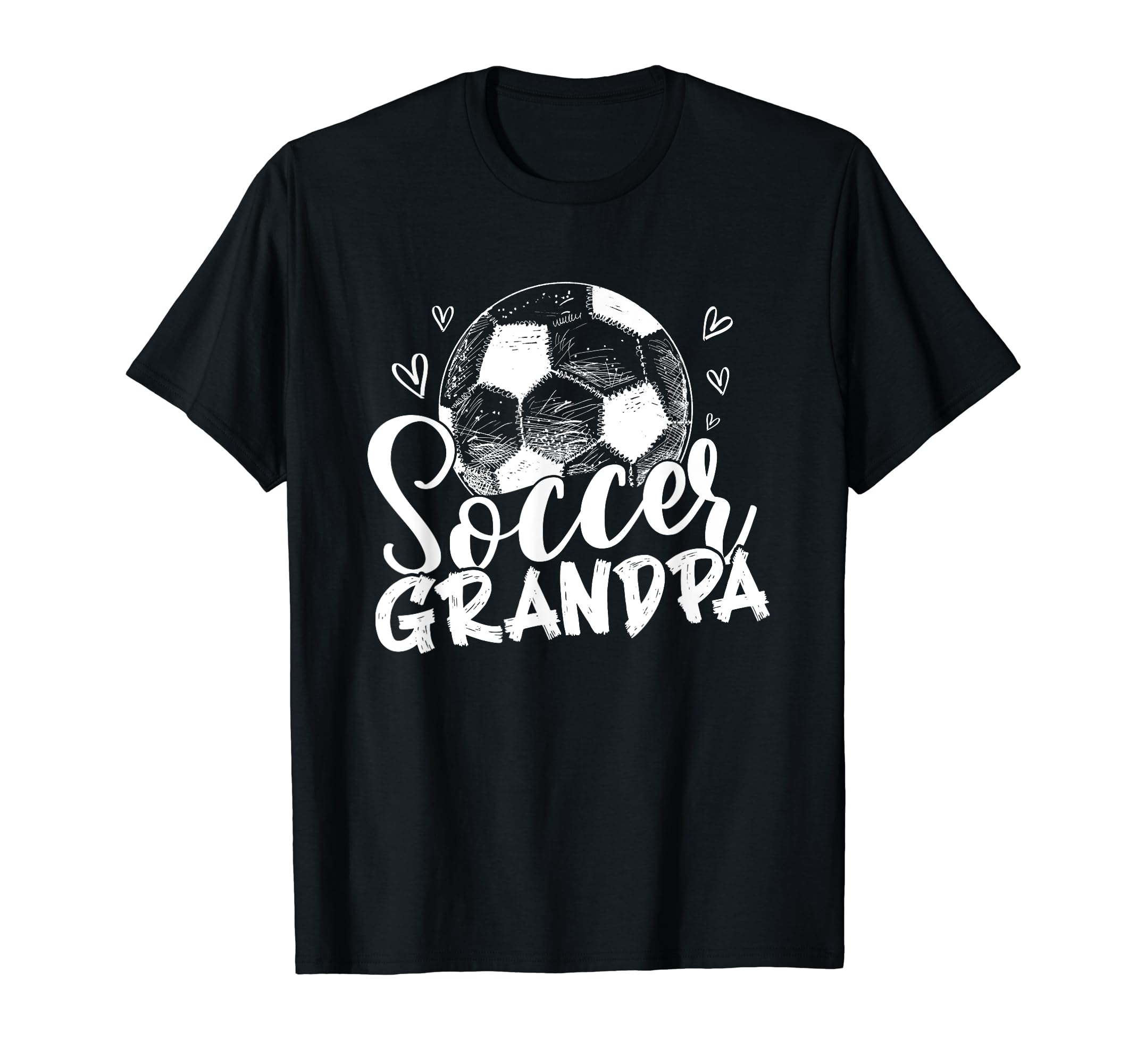 Family Soccer Grandpa Team Player T-Shirt - Custom Art Print Men Women - T-Shirt, Sweatshirt, Hoodie
