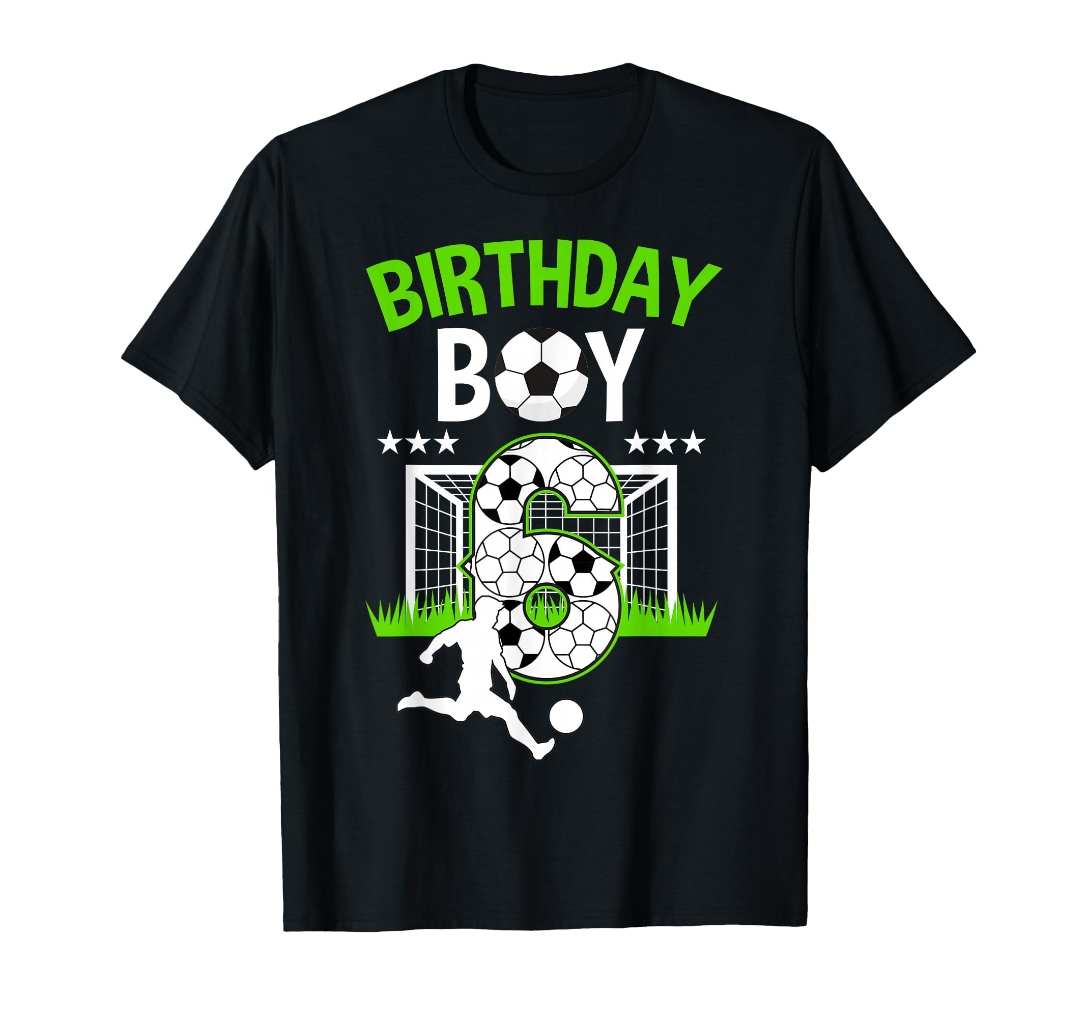 Birthday Soccer 6 Year Old Who Loves T-Shirt - Graphic Print for Adults - T-Shirt, Sweatshirt, Hoodie