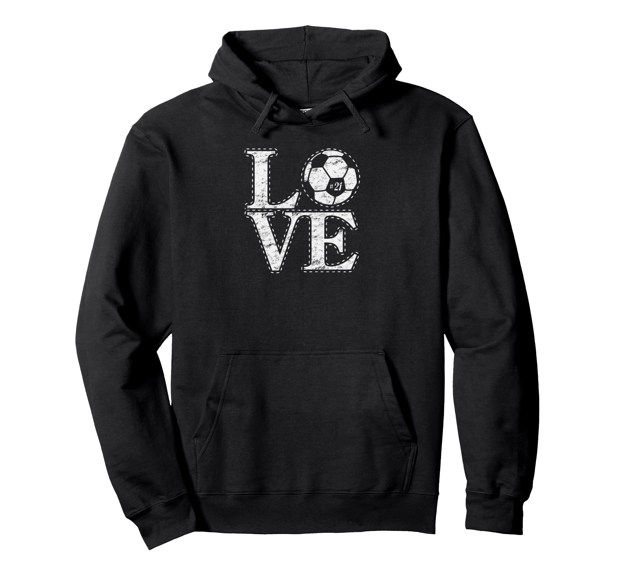 Love Soccer 21 Soccer Mom Hoodie - Casual Everyday Wear for Adults - T-Shirt, Sweatshirt, Hoodie
