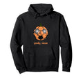 Spooky Season Soccer Ball Pumpkin Hoodie - Aesthetic Graphic Men Women - T-Shirt, Sweatshirt, Hoodie