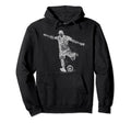 Soccer Player Sport Soccer Hoodie - Fun Novelty Design for Adults - T-Shirt, Sweatshirt, Hoodie