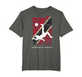 Trinidad Tobago Flag Soccer Player T-Shirt - Aesthetic Graphic Men Women - T-Shirt, Sweatshirt, Hoodie