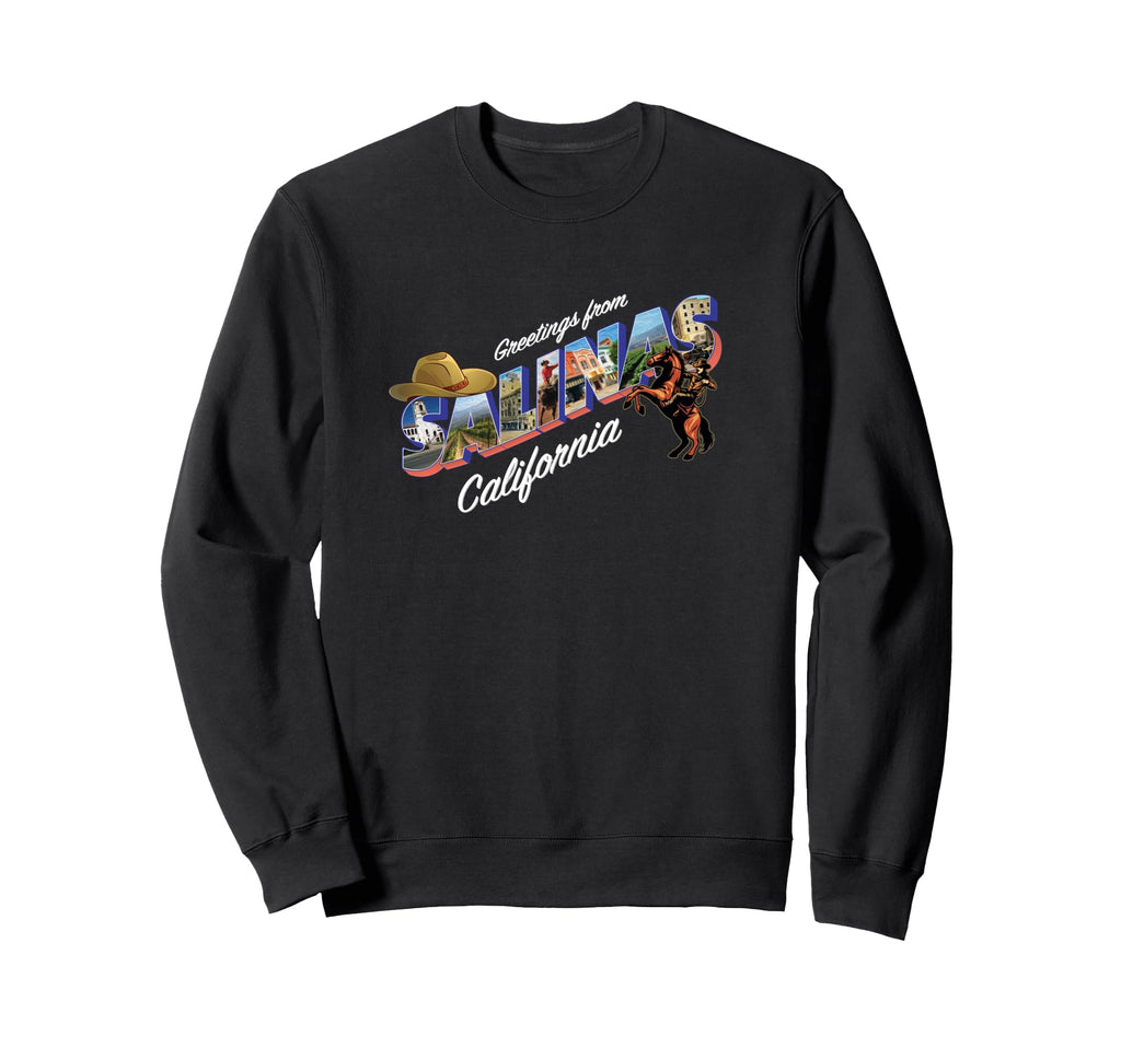 Salinas California Large Letter Sweatshirt - Aesthetic Graphic Men Women - T-Shirt, Sweatshirt, Hoodie