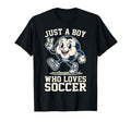 Just Who Loves Soccer Mascot Player T-Shirt - Casual Everyday Wear Unisex - T-Shirt, Sweatshirt, Hoodie