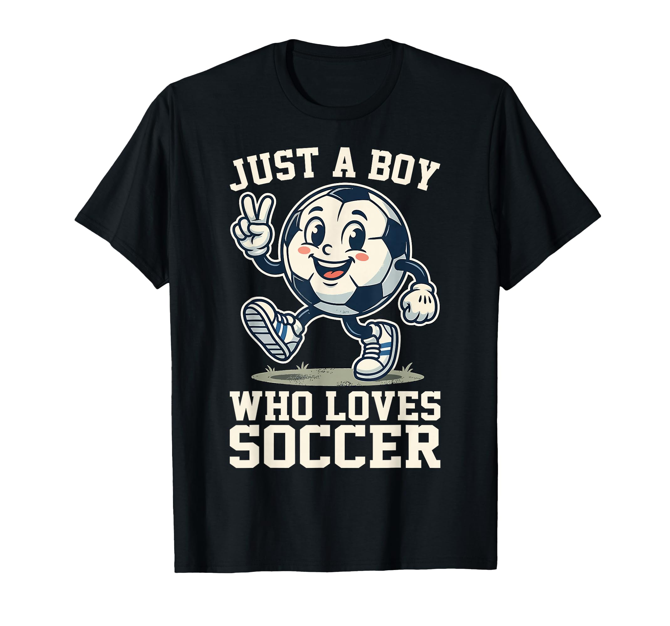 Just Who Loves Soccer Mascot Player T-Shirt - Casual Everyday Wear Unisex - T-Shirt, Sweatshirt, Hoodie
