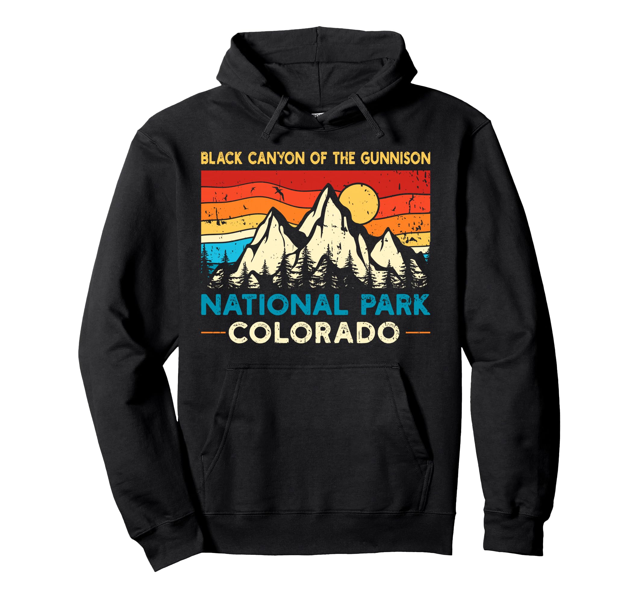 Black Canyon National Park Hoodie - Custom Art Print for Adults - T-Shirt, Sweatshirt, Hoodie
