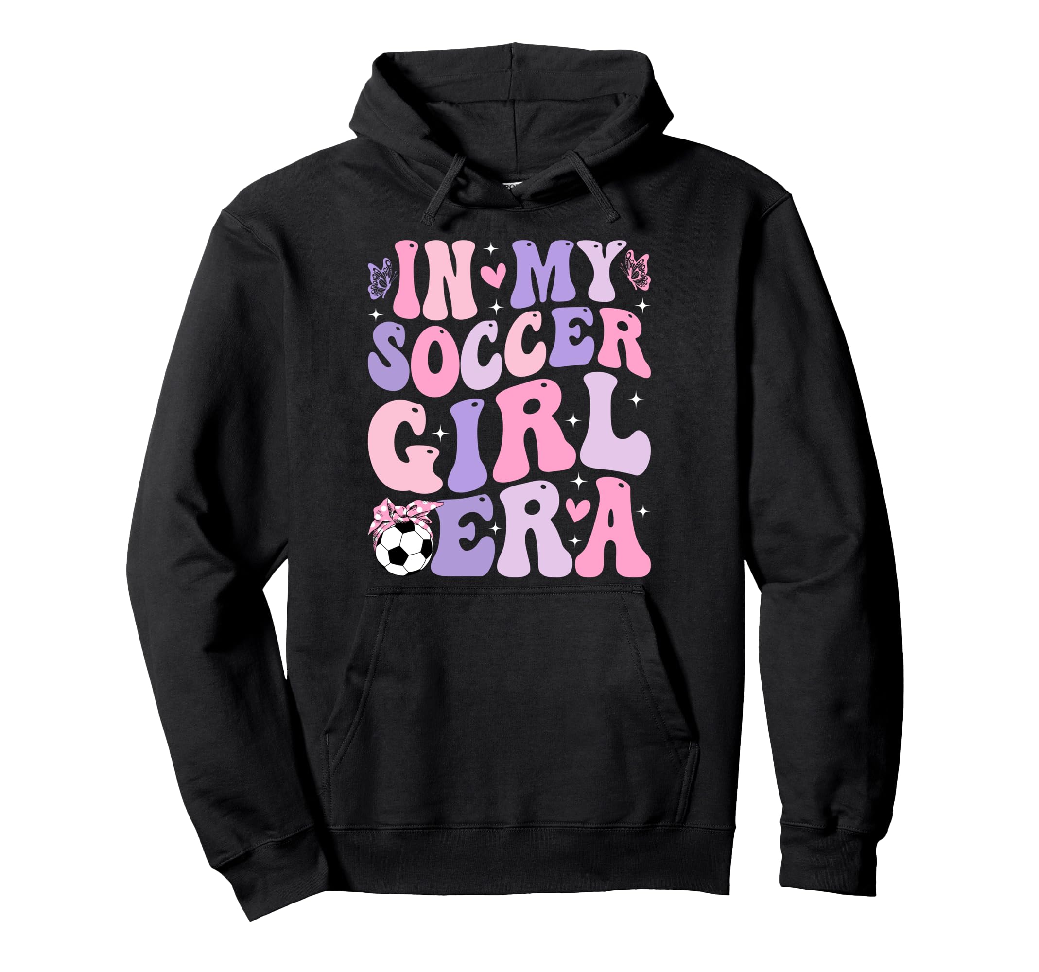 My Soccer Era Groovy Soccer Hoodie - Trendy Graphic Unisex - T-Shirt, Sweatshirt, Hoodie