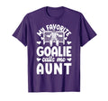 Proud Field Hockey Goalie Aunt Field T-Shirt - Trendy Graphic Men Women - T-Shirt, Sweatshirt, Hoodie