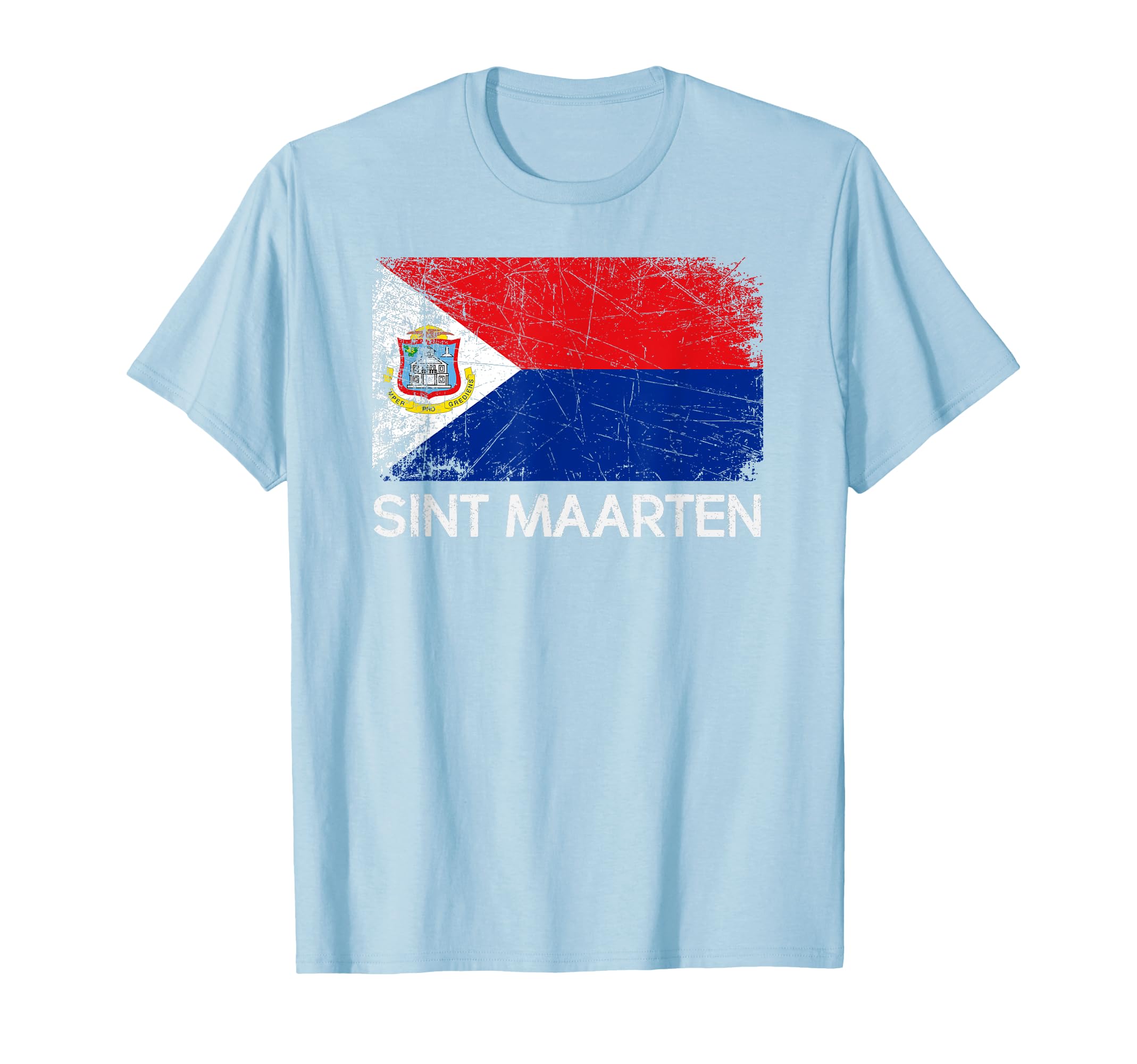 St Maarten Flag Made Sint Maarten Gift T-Shirt - Minimalist Print Men Women - T-Shirt, Sweatshirt, Hoodie