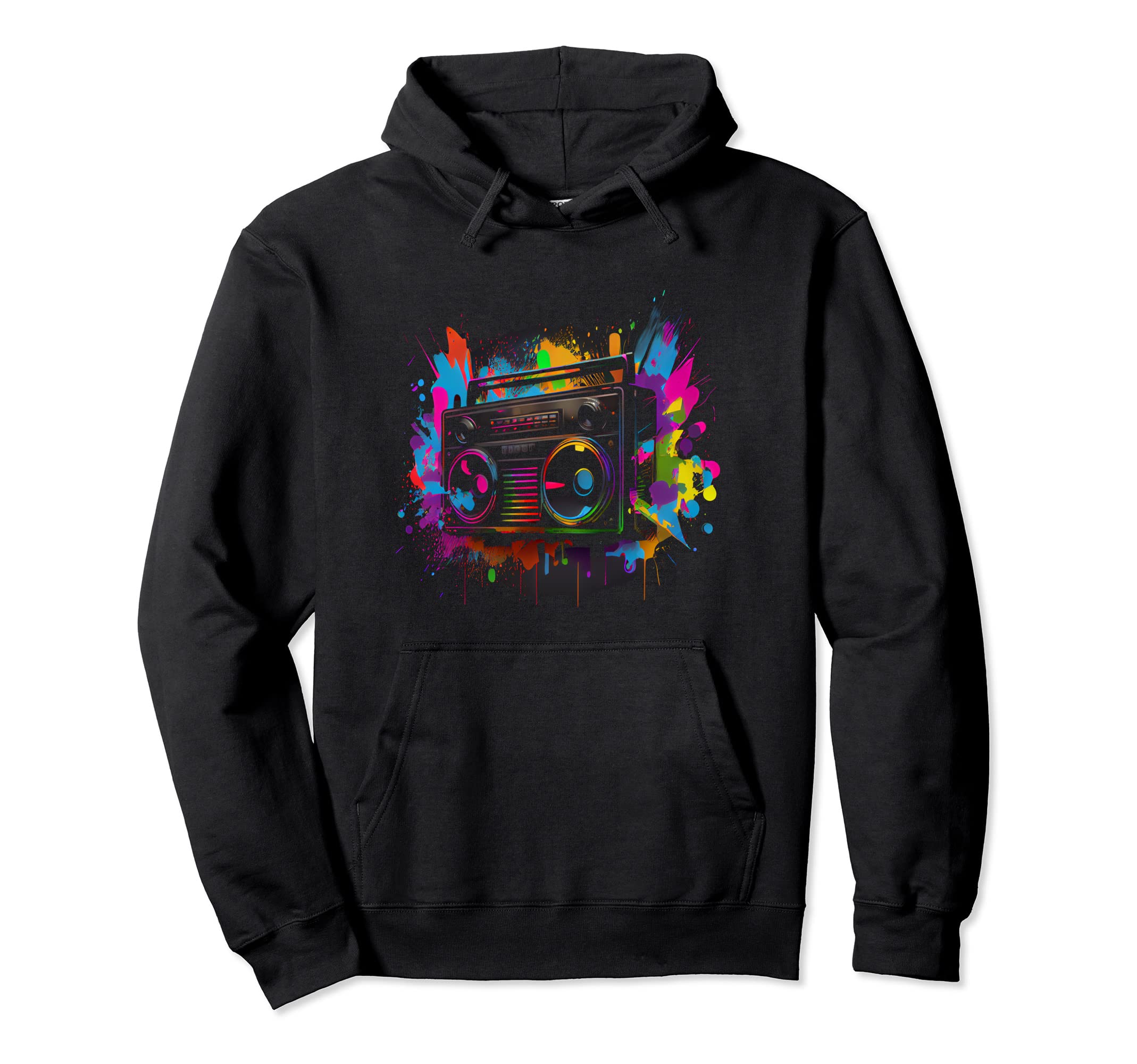 90S 80S Theme Party Outfit Tape Recorder Hoodie - Trendy Graphic for Adults - T-Shirt, Sweatshirt, Hoodie