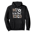 My Heart Is That Field Soccer Leopard Hoodie - Streetwear Style for Adults - T-Shirt, Sweatshirt, Hoodie