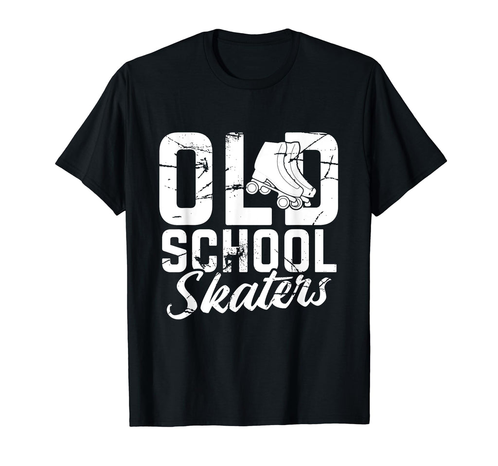 Roller Skates Old School Funky 70S 80S T-Shirt - Unique Graphic Unisex - T-Shirt, Sweatshirt, Hoodie
