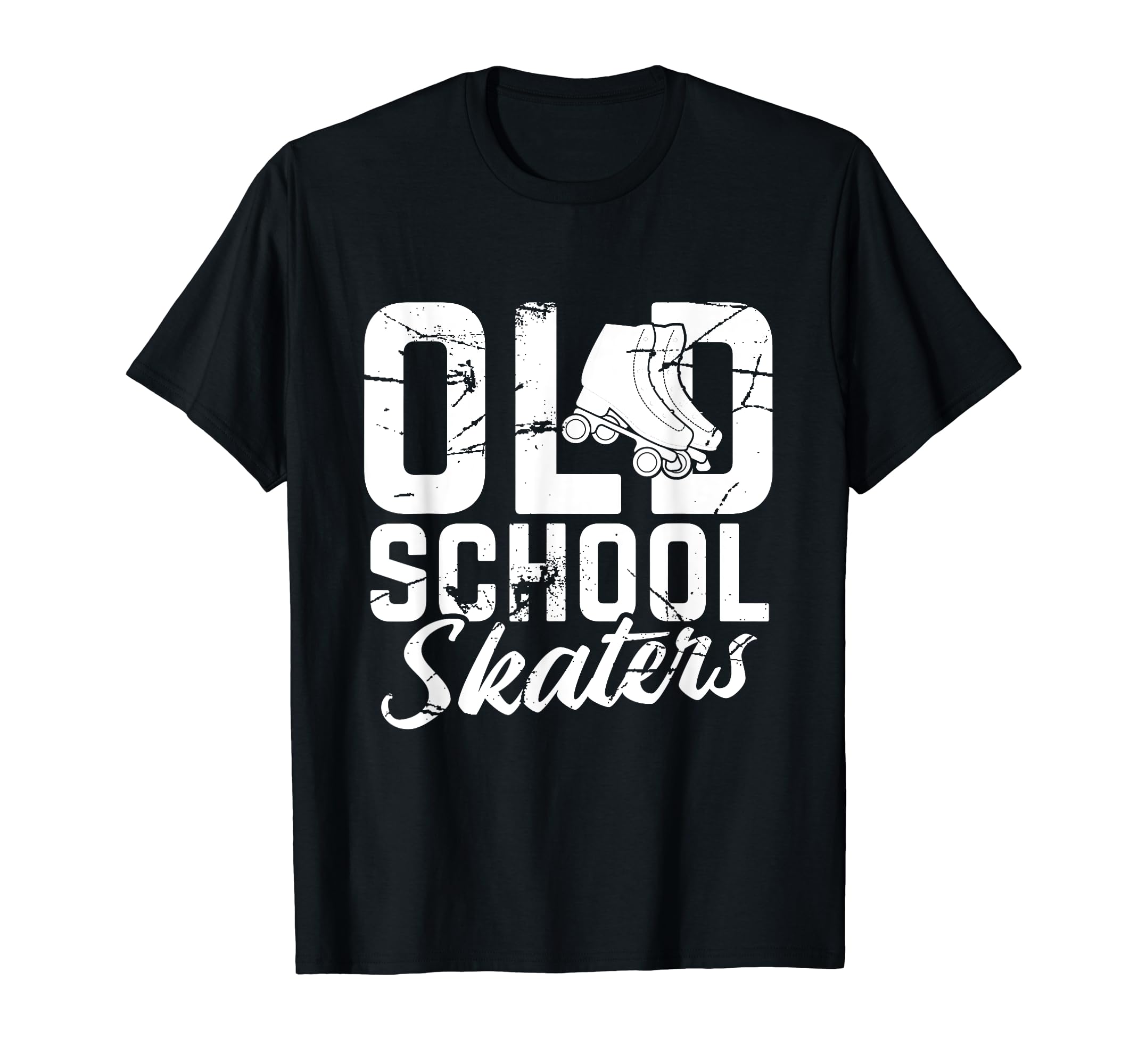 Roller Skates Old School Funky 70S 80S T-Shirt - Unique Graphic Unisex - T-Shirt, Sweatshirt, Hoodie