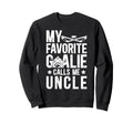 Proud Ice Hockey Goalie Uncle Sweatshirt - Novelty Apparel for Adults - T-Shirt, Sweatshirt, Hoodie