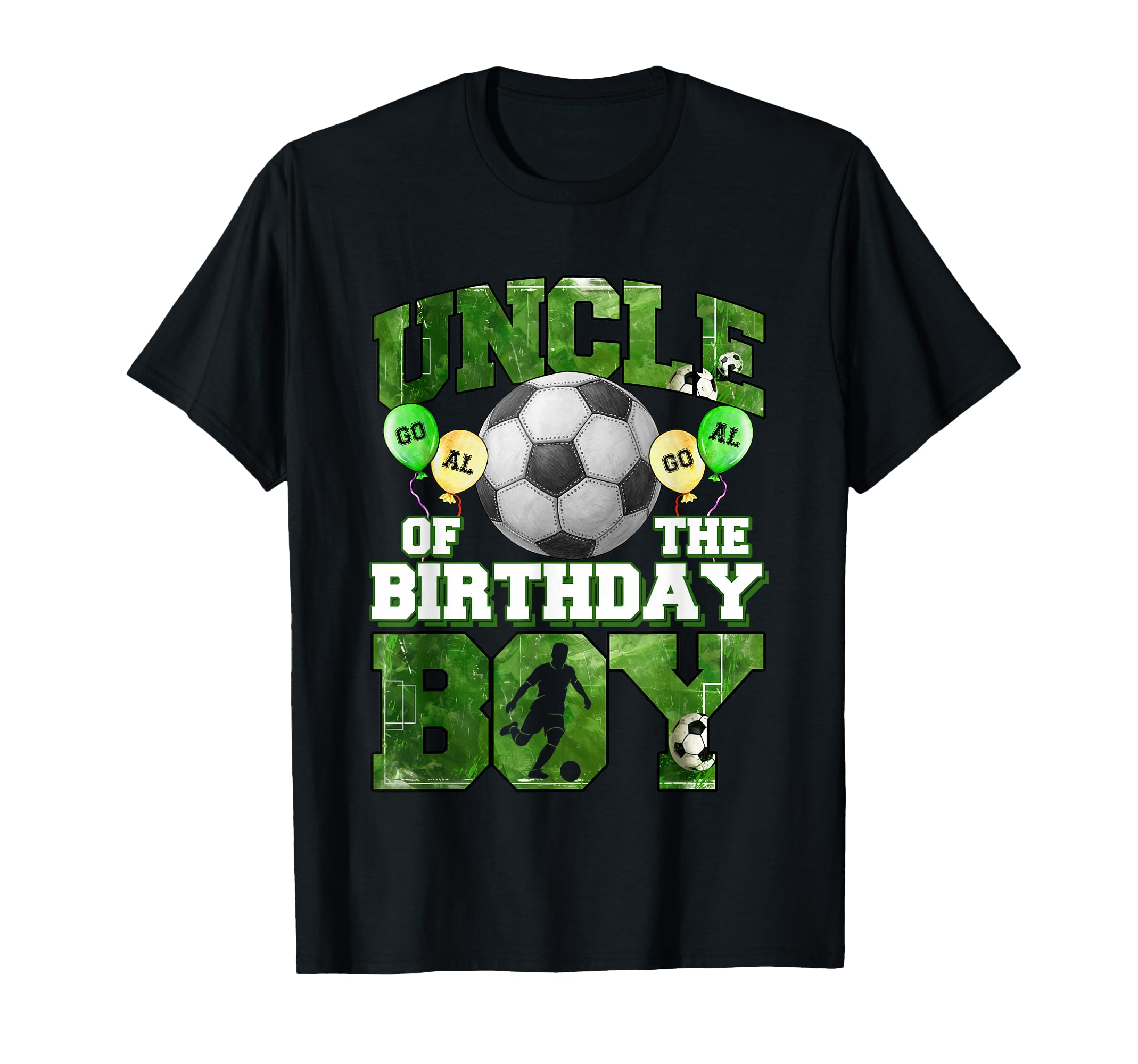 Soccer Uncle Birthday Party Soccer T-Shirt - Graphic Print for Adults - T-Shirt, Sweatshirt, Hoodie