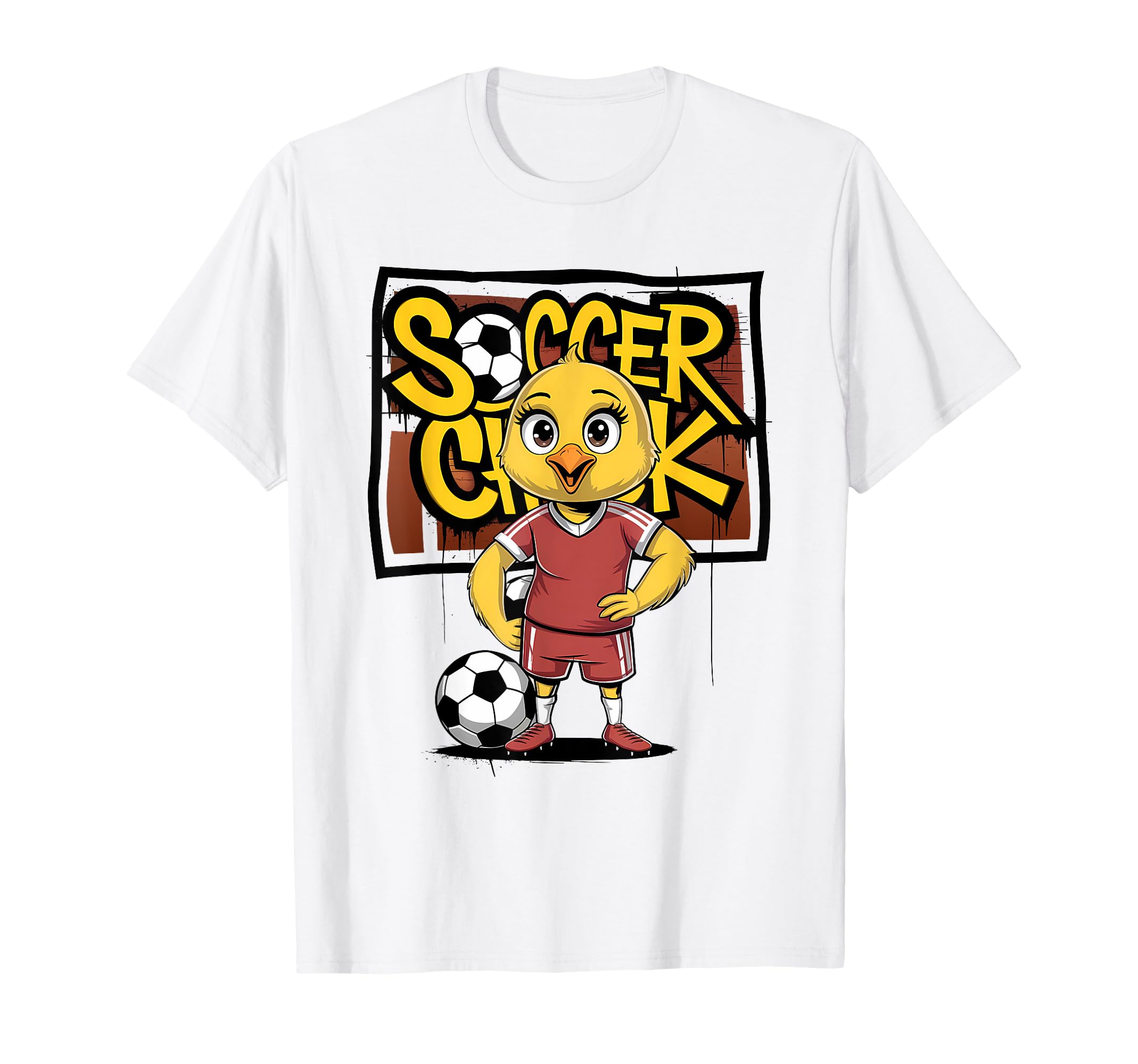 Soccer Chick Soccer Player Soccer T-Shirt - Minimalist Print for Adults - T-Shirt, Sweatshirt, Hoodie