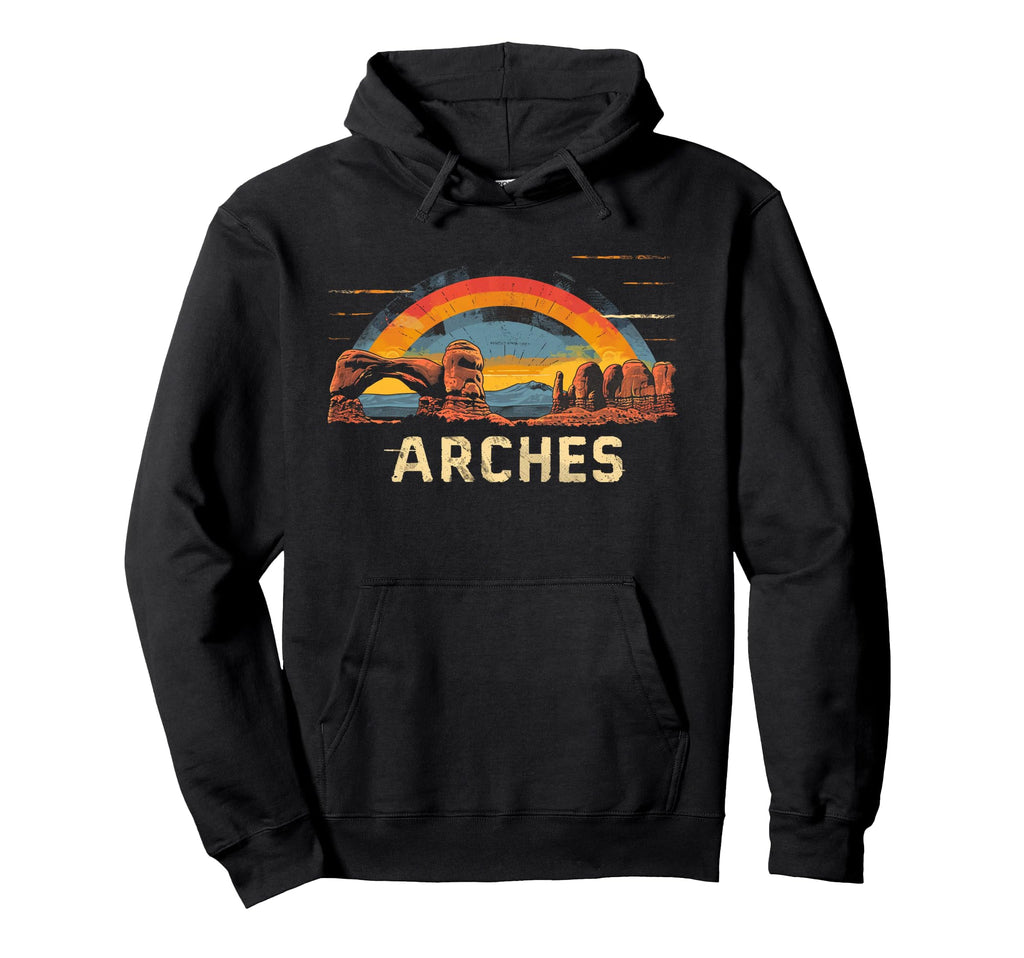 Arches Us National Park Hoodie - Aesthetic Graphic for Adults - T-Shirt, Sweatshirt, Hoodie