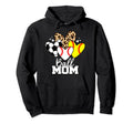 Ball Mom Funny Baseball Softball Soccer Hoodie - Novelty Apparel Men Women - T-Shirt, Sweatshirt, Hoodie