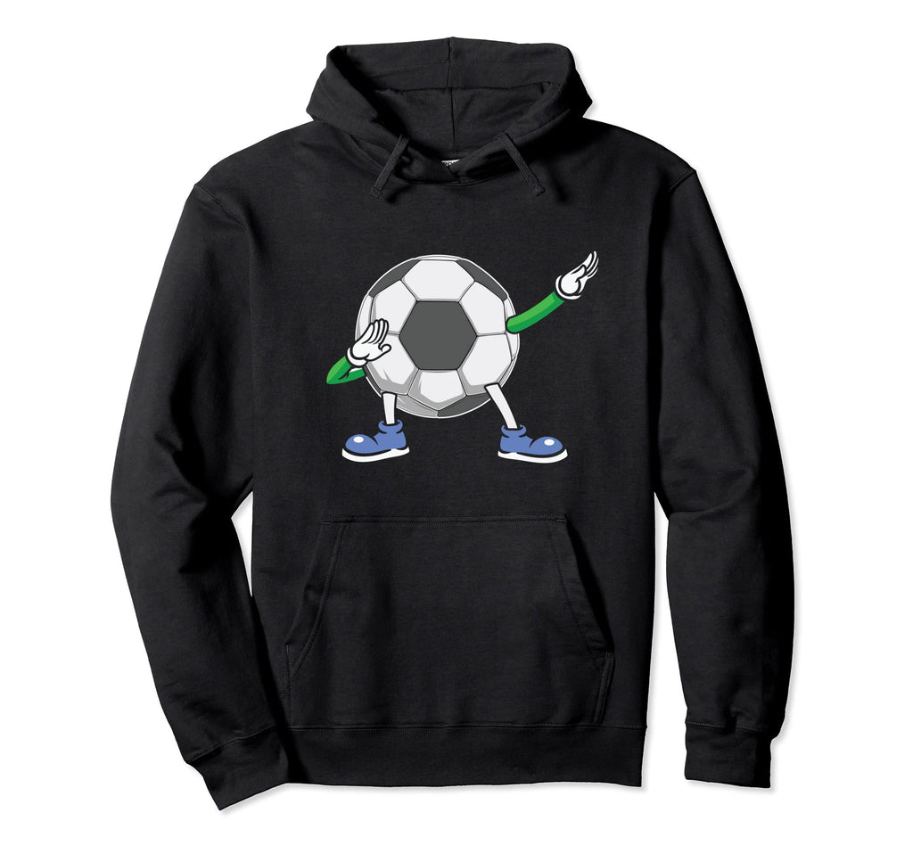 Dabbing Soccer Ball Funny Soccer Hoodie - Unique Graphic Men Women - T-Shirt, Sweatshirt, Hoodie