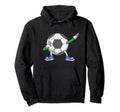 Dabbing Soccer Ball Funny Soccer Hoodie - Unique Graphic Men Women - T-Shirt, Sweatshirt, Hoodie