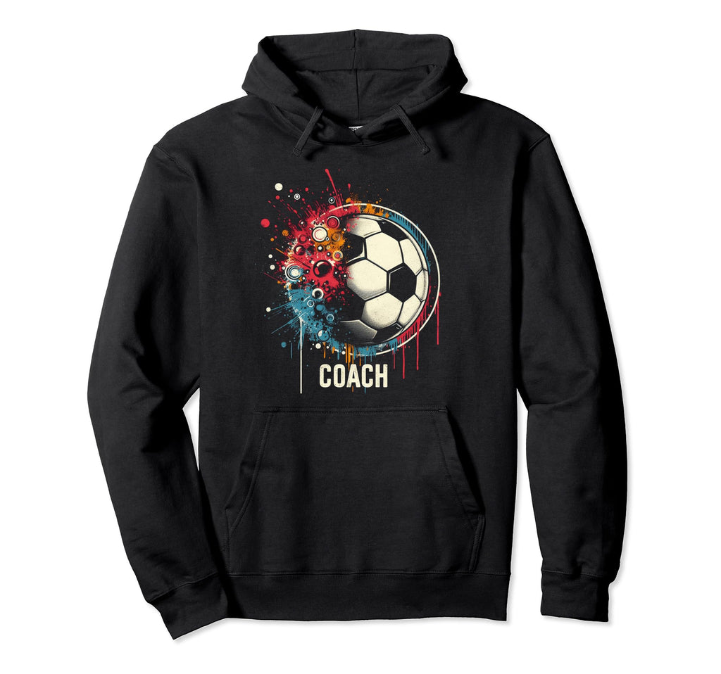 Soccer Coach Training Coaching Hoodie - Minimalist Print for Adults - T-Shirt, Sweatshirt, Hoodie