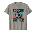 Soccer Brother Family Matching Team T-Shirt - Aesthetic Graphic for Adults - T-Shirt, Sweatshirt, Hoodie