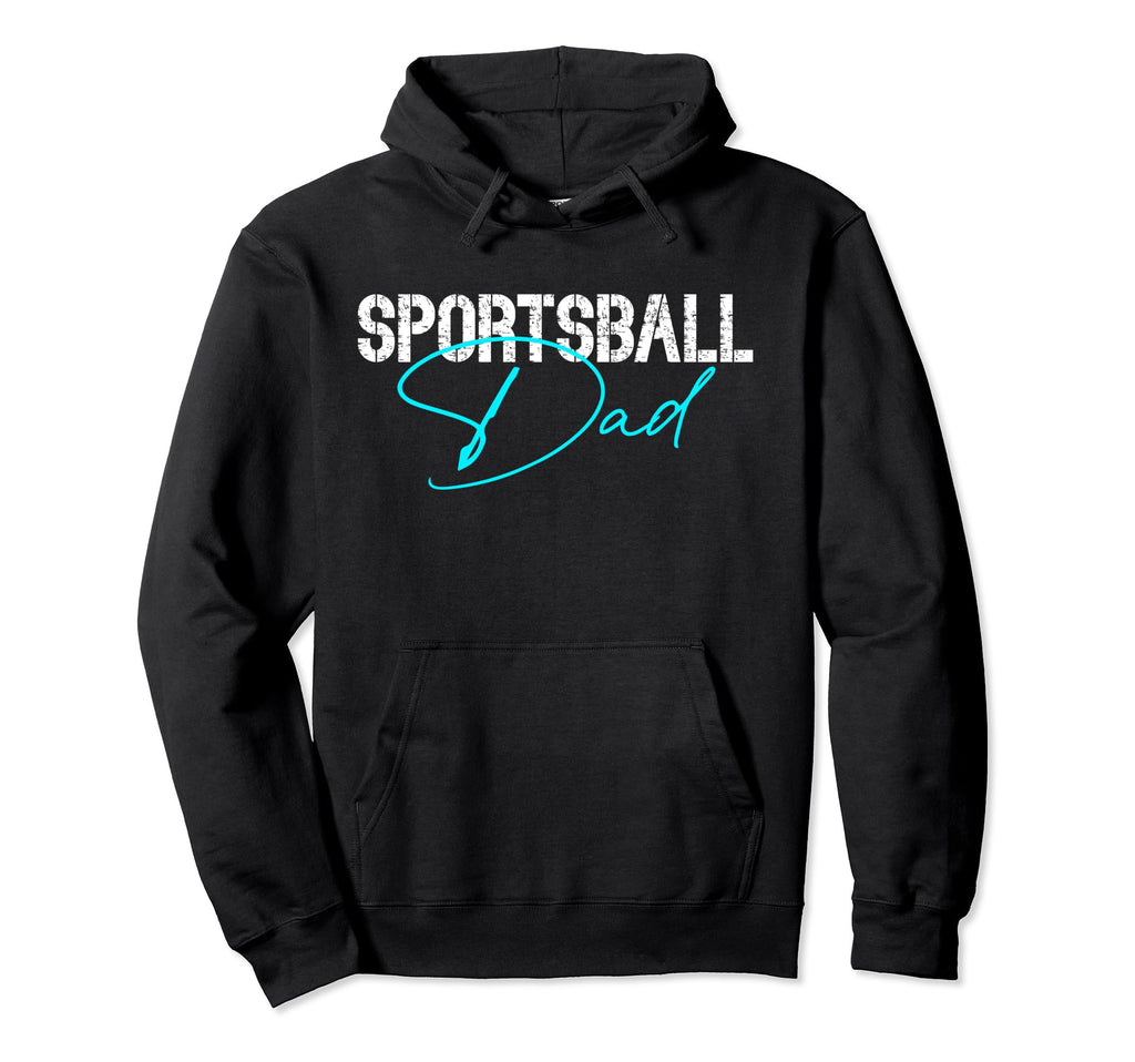 Dad Sports Lover Soccer Basketball Hoodie - Unique Graphic for Adults - T-Shirt, Sweatshirt, Hoodie