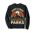 Just Who Loves National Parks Sweatshirt - Fun Novelty Design Men Women - T-Shirt, Sweatshirt, Hoodie