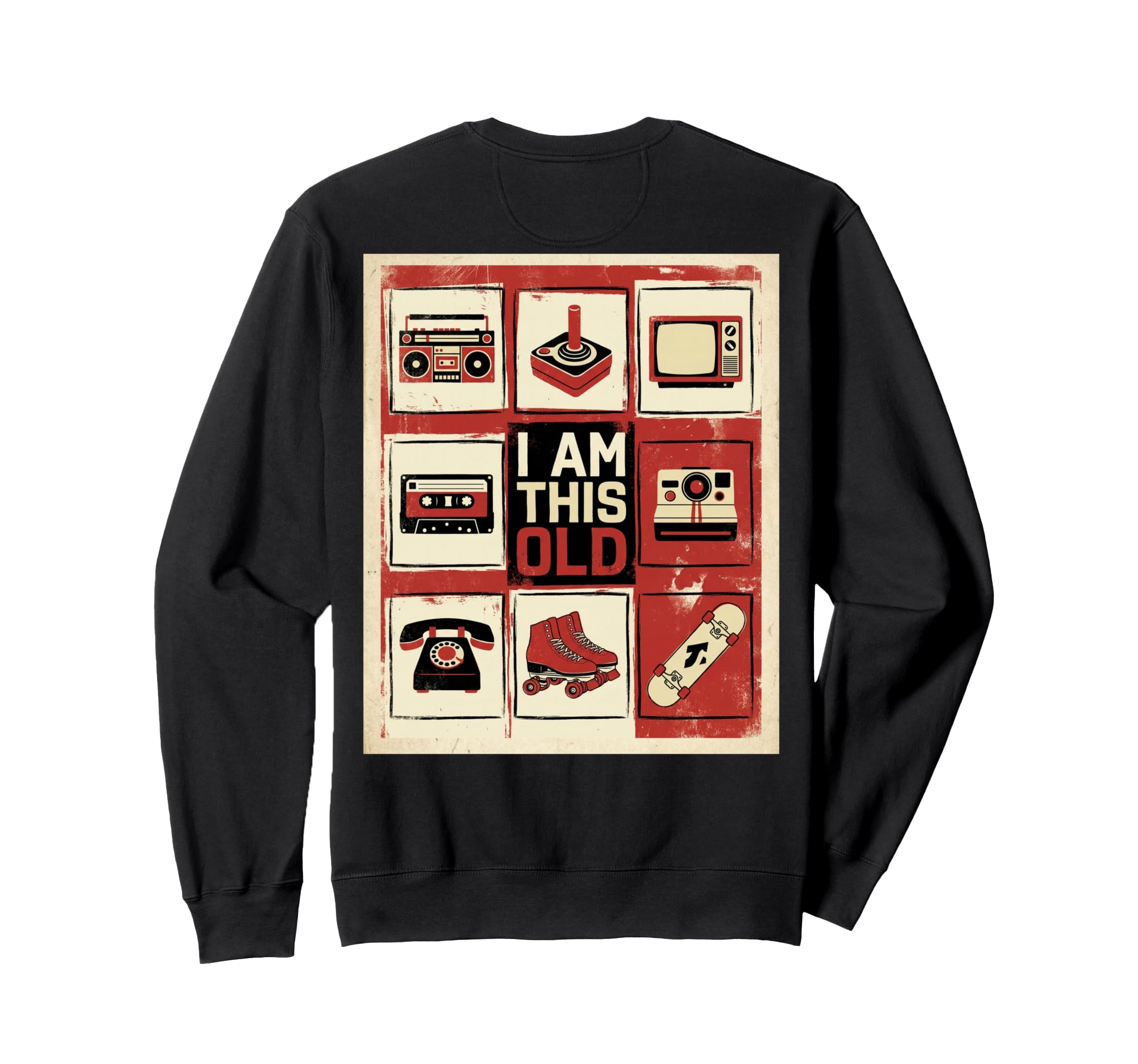 Nostalgia 80S Gifts Japanese Art Sweatshirt - Unique Graphic Men Women - T-Shirt, Sweatshirt, Hoodie