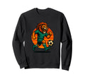 Funny Lion Soccer Sports Sweatshirt - Fun Novelty Design Unisex - T-Shirt, Sweatshirt, Hoodie