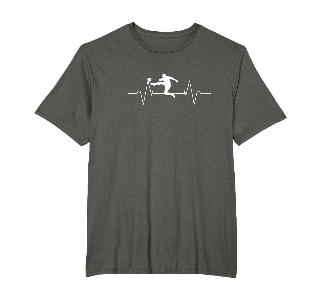 Soccer Heartbeat Soccer Player Gift T-Shirt - Trendy Graphic Unisex - T-Shirt, Sweatshirt, Hoodie