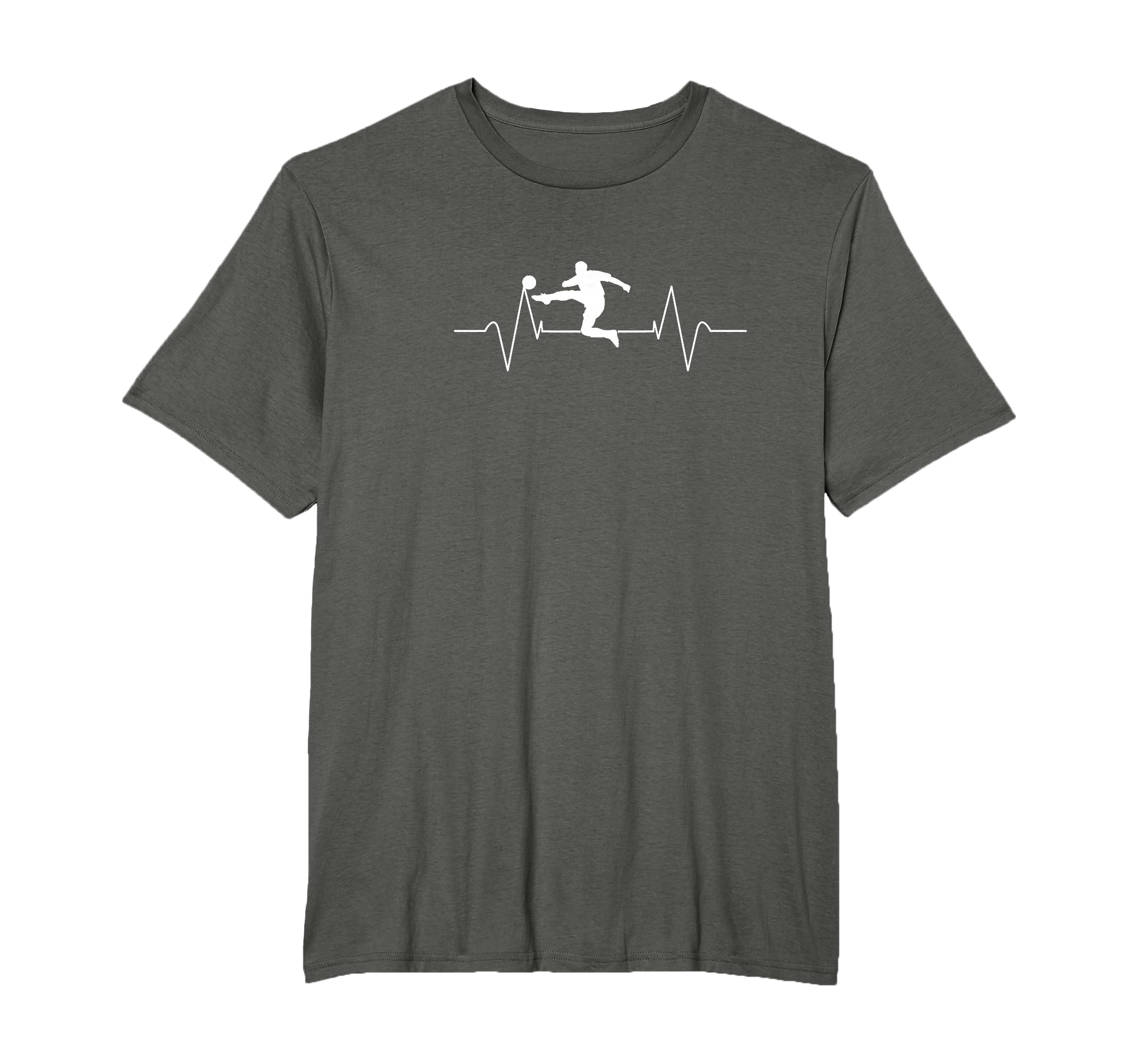 Soccer Heartbeat Soccer Player Gift T-Shirt - Trendy Graphic Unisex - T-Shirt, Sweatshirt, Hoodie
