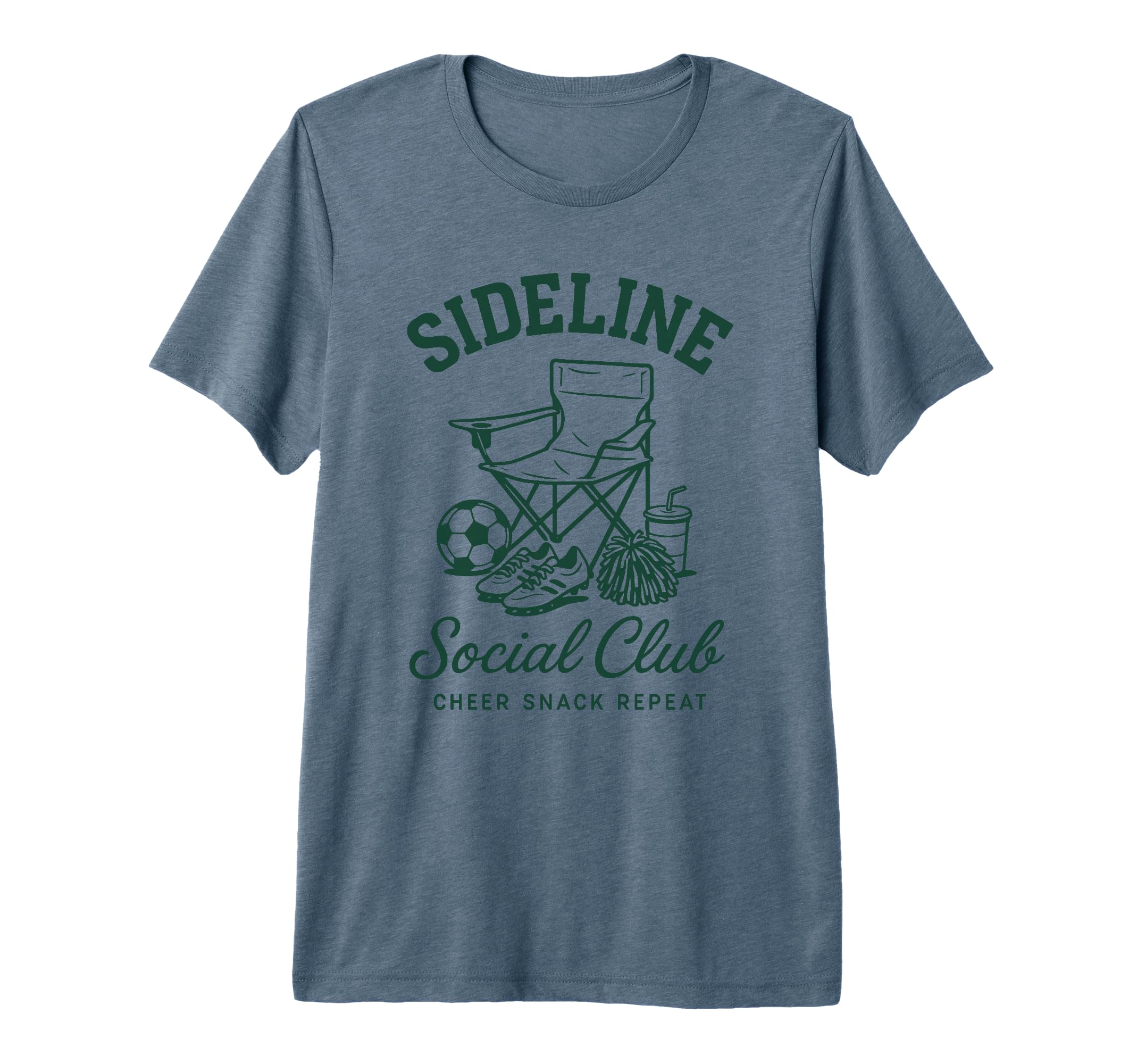 Sideline Social Club Soccer Mom Tri T-Shirt - Streetwear Style Men Women - T-Shirt, Sweatshirt, Hoodie