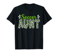 Soccer Aunt Heart Auntie Mothers Day T-Shirt - Fun Novelty Design Unisex - T-Shirt, Sweatshirt, Hoodie