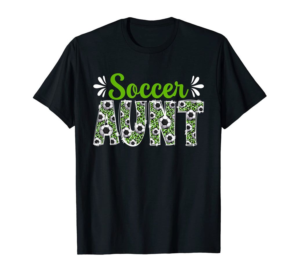 Soccer Aunt Heart Auntie Mothers Day T-Shirt - Minimalist Print Unisex - T-Shirt, Sweatshirt, Hoodie