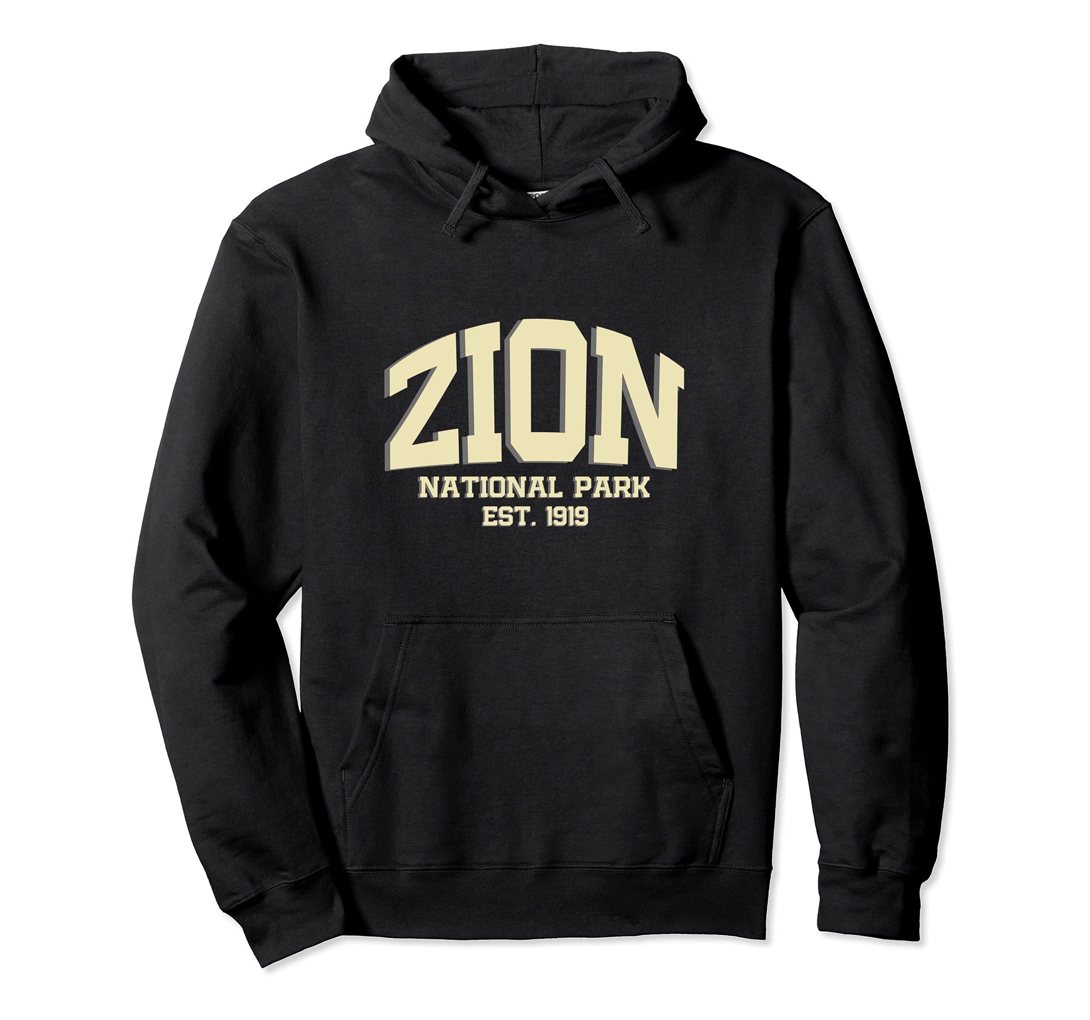Zion National Park Hoodie - Minimalist Print for Adults - T-Shirt, Sweatshirt, Hoodie