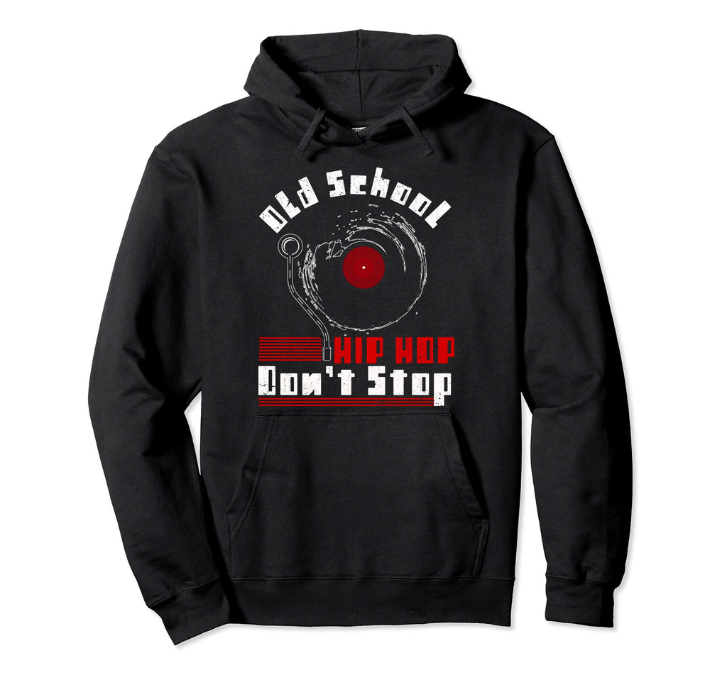 Old School Vinyl Hip Hop Music Hoodie - Graphic Print for Adults - T-Shirt, Sweatshirt, Hoodie