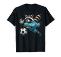 Raccoon Soccer Goalie Diving Save T-Shirt - Trendy Graphic for Adults - T-Shirt, Sweatshirt, Hoodie