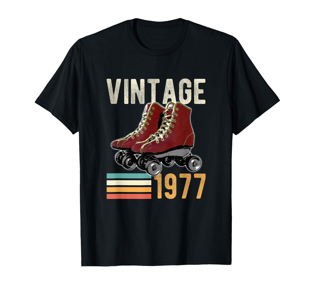 Funny 1977 Roller Skate 46Th T-Shirt - Fun Novelty Design for Adults - T-Shirt, Sweatshirt, Hoodie